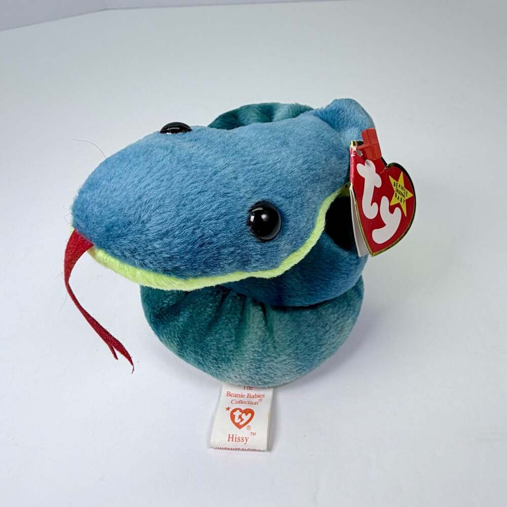 Ty Beanie Baby Hissy the Snake 1997